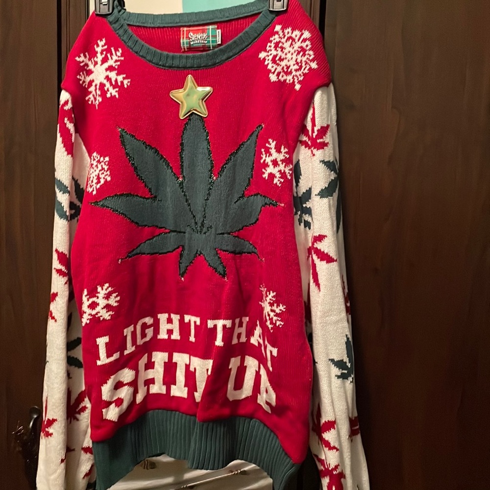 Light up ugly Xmas hoodie